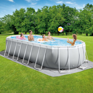 Prism Frame™ 20' x 10' x 48" Oval Above Ground Pool Set