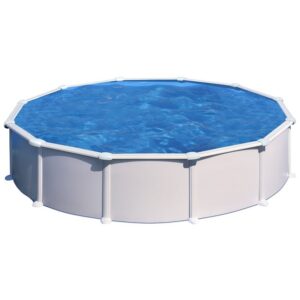 Gre Starpool Circular Steel White Swimming Pool, 132 cm High