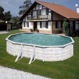 Gre Finlandia Oval Swimming Pool with Nordic Decoration
