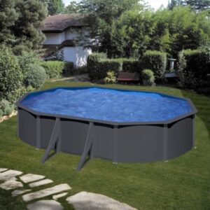 Gre Anthracite oval pool height 120 cm