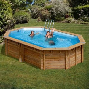 Gre Sunbay Canelle 2 Oval wooden pool 535 x 335 x 117