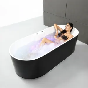 Ukio Bulle Freestanding whirlpool bath 175 x 75 cm with air bubbles Ukio Bulle